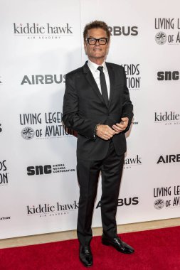 Harry Hamlin, 18 Ocak 2019 'da Beverly Hilton, Beverly Hills, Kaliforniya' da düzenlenen 16. Yaşayan Havacılık Efsaneleri Ödülleri 'ne katıldı.