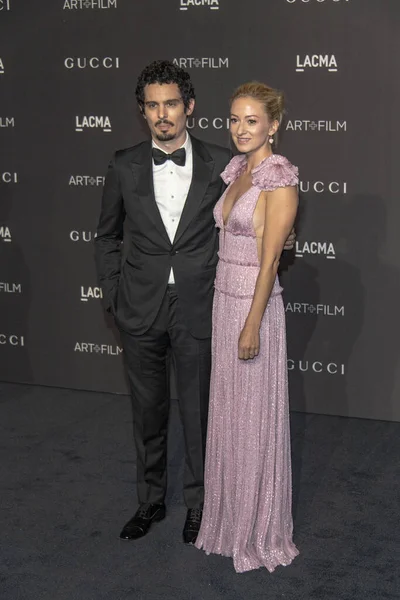 Damien Chazelle Olivia Hamilton Attends 2018 Lacma Art Film Gala — Stock Photo, Image