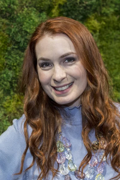 Felicia Day Deltar Jess Phoenix Ignite Science 2018 Kongresskampanj Insamling — Stockfoto