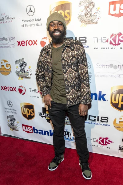 Mali Music Participa Kiki Shepard Fundação 15Th Annual Celebrity Bowling — Fotografia de Stock