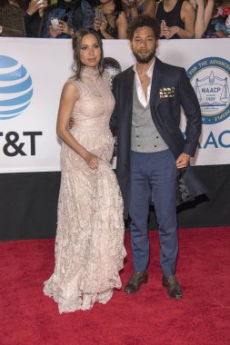 Jurnee Smollett-Bell, Jussie Smollett 15 Ocak 2018 'de Pasadena Konferans Binası' nda 49. NAACP Resim Ödüllerine katıldı.