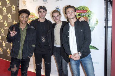 Josh Levi, Carson Boatman, Conner Boatman, Austin Percario, 19 Kasım 2016 'da Holllywood, Kaliforniya' da Amerikan Müzik Ödülleri 'ni onurlandıran 2016 Lüks Bağlı Hediye Süiti' ne geldi.. 