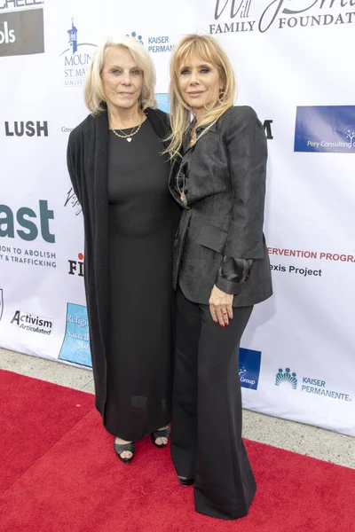 Astrid Heger Rosanna Arquette Asisten Coalition Abolish Slavery Trafficking 20Th — Foto de Stock