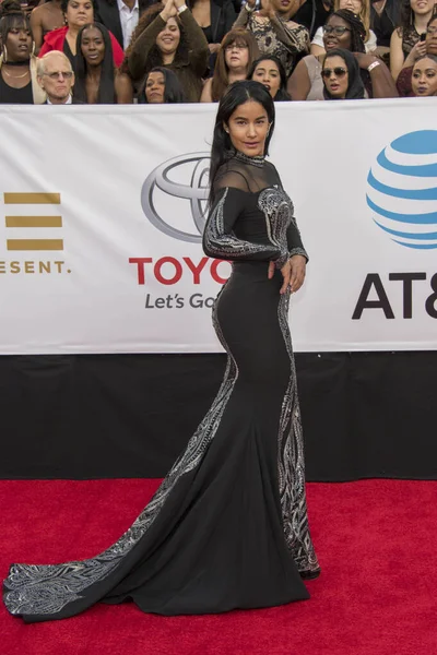 Massiel Tavares Participa Dos 49Th Naacp Image Awards Pasadena Conference — Fotografia de Stock