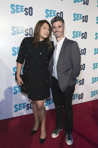 Kulap Vilyaseck Evan Shapiro Kommen Zur Vip Premiere Von Bajillion — Stockfoto