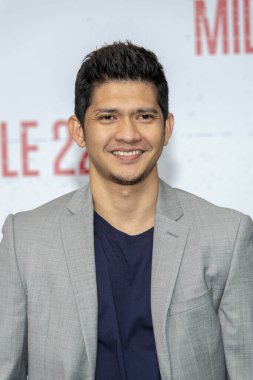 Iko Uwais, 9 Ağustos 2018 'de Los Angeles' taki The Regency Village Theatre, Los Angeles 'ta düzenlenen 