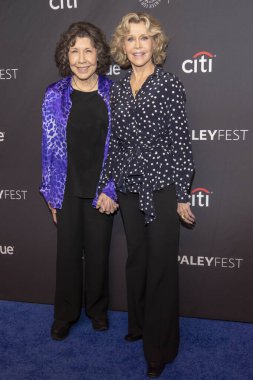 Lily Tomlin ve Jane Fonda, Paley Center for Media 'nın 2019 PaleyFest LA Netflix' in 
