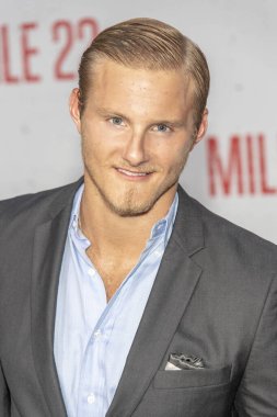 Alexander Ludwig 9 Ağustos 2018 'de Los Angeles' taki The Regency Village Theatre, Los Angeles 'ta düzenlenen 