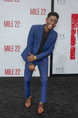 RJ Cyler 9 Ağustos 2018 'de Los Angeles' taki The Regency Village Theatre, Los Angeles 'ta düzenlenen 