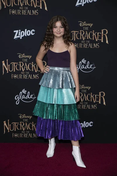 2018 Sophie Pollono Attend Disneys Nutcracker Four Realms World Premiere — 스톡 사진
