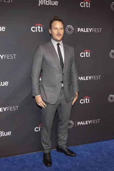 Chris Pratt Bezoekt Paley Center Media 2019 Paleyfest Nbcs Parks — Stockfoto