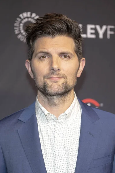 Adam Scott Asiste Paley Center Media 2019 Paleyfest Nbcs Parks — Foto de Stock