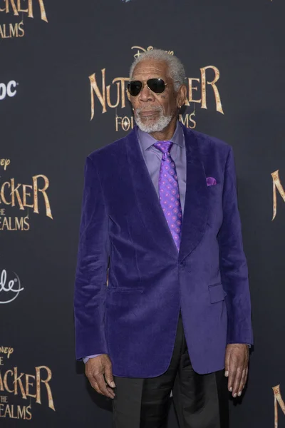 Morgan Freeman Asiste Disneys Nutcracker Four Realms World Premiere Dolby — Foto de Stock