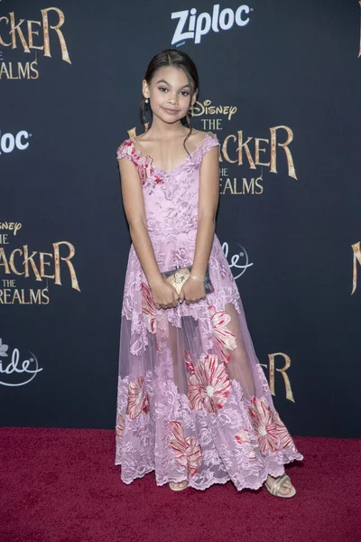 2018 Ariana Greenblatt Attends Disneys Nutcracker Four Realms World Premiere — 스톡 사진