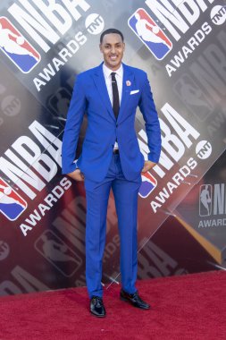 Ryan Hollins, Barker Hanger, Santa Monica, Kaliforniya 'dan 2018 NBA Ödül Töreni' ne 25 Haziran 2018 'de katıldı.