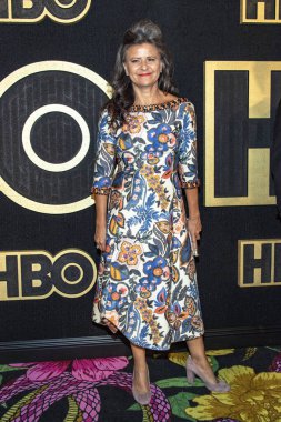 Tracey Ullman, 17 Eylül 2018 'de Los Angeles, Kaliforniya' daki The Plaza at the Pacific Design Center 'daki 70. Primetime Emmy Ödülleri' nin ardından HBOS Post Ödül Töreni 'ne katılıyor. 
