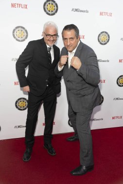 Don Gray, Nick Maniatis 7 Nisan 2018 'de Alex Theatre, Glendale' de düzenlenen 5. Geleneksel Konum Yöneticileri Loncası Uluslararası Ödülleri 'ne katıldı.