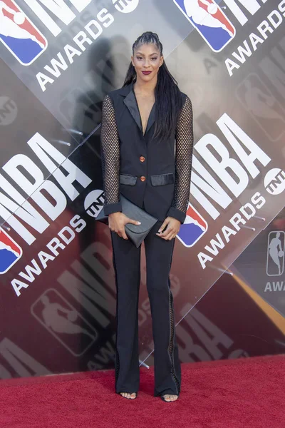 Candace Parker, Barker Hanger, Santa Monica, Kaliforniya 'dan 2018 NBA Ödül Töreni' ne 25 Haziran 2018 'de katıldı.