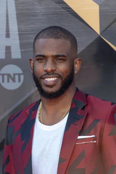 Chris Paul Részt Vesz 2018 Nba Awards Show Barker Hanger — Stock Fotó