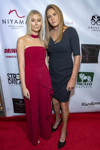 Caitlyn Jenner Sophia Hutchins Eylül 2018 Beverly Hills Kaliforniya Daki — Stok fotoğraf