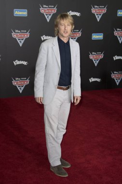 Owen Wilson, 10 Haziran 2017 'de Anaheim Kongre Merkezi, Anaheim, CA' da Disney Pixars Cars 3 'ün dünya başkanına katılıyor.. 