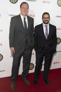 Tony Holley, Kyle Carey 7 Nisan 2018 'de Alex Theatre, Glendale' de düzenlenen 5. Geleneksel Konum Yöneticileri Birliği Uluslararası Ödülleri 'ne katıldı.