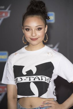 Kayla Maisonet, 10 Haziran 2017 'de Anaheim Kongre Merkezi, Anaheim, CA' da Disney Pixars 3 'ün dünya başkanına katıldı.. 