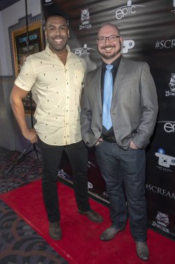 Eric Michael Harris, Michael Corbett 12 Nisan 2018 'de Los Feliz Tiyatrosu' nda Los Angeles Premiere 'de Epic Pictures' a katıldı.