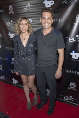 Lauren Lakis, George Loomis 12 Nisan 2018 'de Los Feliz Tiyatrosu' nda Los Angeles Premiere 'de Epic Pictures' a katıldı.