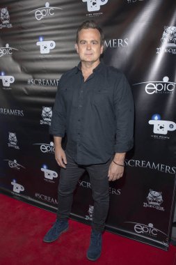 Jeffery Alan Jones, 12 Nisan 2018 'de Los Feliz Tiyatrosu' nda Los Angeles Premiere 'de Epic Pictures' a katıldı.