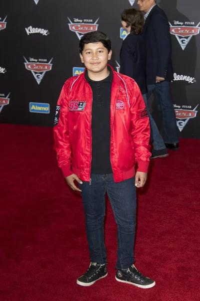 Kampan Lucas Participe Première Mondiale Disney Pixars Cars Anaheim Convention — Photo