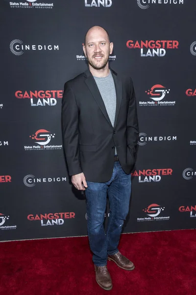 Mitchell Johnson Asiste Gangster Land Premiere Egyptian Theater Hollywood California — Foto de Stock