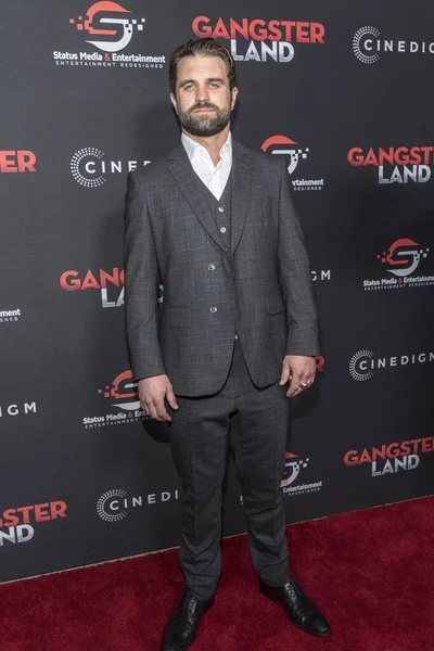 Milo Gibson Attends Gangster Land Premiere Egyptian Theater Hollywood California — Stock Photo, Image