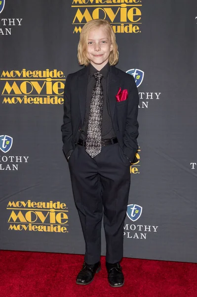 Christian Ganiere Adopts 26Th Annual Movieguide Awards Universal Hilton 2018 — 스톡 사진