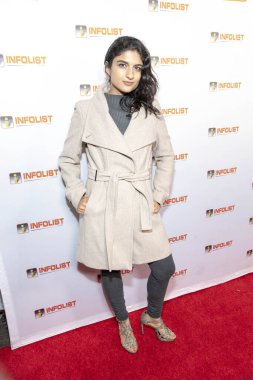 Layla Dideban INFOList.com Kırmızı Halı Yeniden Başlatma Partisi ve Tatil Fantezisi 'ne katıldı! 5 Aralık 2018 'de Los Angeles, Kaliforniya' daki Mondrian Oteli 'nde.