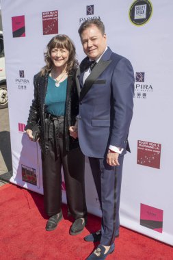 Geri Jewell, 24 Şubat 2019 'da Los Angeles' taki The Hollywood Palladium 'da düzenlenen 4. Geleneksel Roger Neal Oscar' a, Yemek Simgesi Ödülleri 'ne ve Parti Sonrası Partiye katılıyor.
