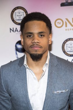 Tristan Mack Wilds, 14 Ocak 2018 'de Pasadena Konferans Binası' ndaki 49. NAACP Görüntü Ödülleri Akşam Yemeği ve Töreni 'ne katıldı.
