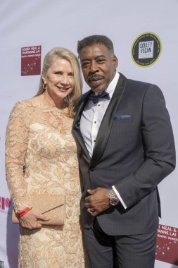 Linda Kingsberg, Ernie Hudson 24 Şubat 2019 'da Los Angeles' taki The Hollywood Palladium 'da düzenlenen 4. Geleneksel Roger Neal Oscar İkon Ödülleri' ne ve Parti Sonrası Partiye katıldı.