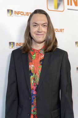 Clayton Frey INFOList.com Kırmızı Halı Yeniden Başlatma Partisi ve Holiday Extravaganza 'ya katıldı! 5 Aralık 2018 'de Los Angeles, Kaliforniya' daki Mondrian Oteli 'nde.