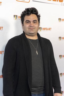 Andrew Reyna INFOList.com Kırmızı Halı Yeniden Başlatma Partisi ve Holiday Extravaganza 'ya katıldı! 5 Aralık 2018 'de Los Angeles, Kaliforniya' daki Mondrian Oteli 'nde.