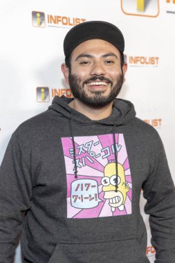 Ulices INFOList.com Kırmızı Halı Yeniden Başlatma Partisi ve Tatil Fantezisi 'ne katılıyor! 5 Aralık 2018 'de Los Angeles, Kaliforniya' daki Mondrian Oteli 'nde.