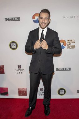 Lucas Lockwood 24 Şubat 2019 'da Los Angeles' taki The Hollywood Palladium 'da düzenlenen 4. Geleneksel Roger Neal Oscar' a, Yemek İkonu Ödülleri 'ne ve Parti Sonrası Partiye katıldı.