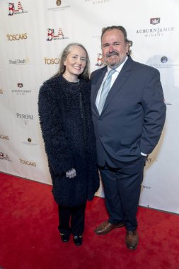 Stephen Marcus ve eşi Sarah Nelson, 21 Şubat 2019 'da Renberg Tiyatrosu, Los Angeles' ta düzenlenen 12.