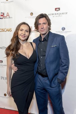 Julia Lima ve Brad Lewis, 21 Şubat 2019 'da Renberg Tiyatrosu, Los Angeles' ta düzenlenen 12.