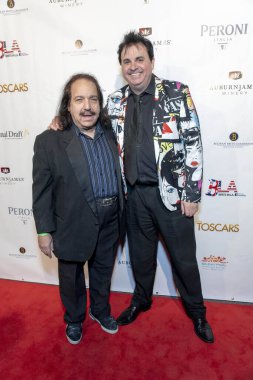 Ron Jeremy ve Sandro Monetti, 21 Şubat 2019 'da Los Angeles' taki Renberg Tiyatrosu 'nda düzenlenen 12.