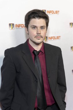 Nathaniel Turner INFOlist.com Kırmızı Halı Yeniden Başlatma Partisi ve Tatil Fantezisi 'ne katılıyor! 5 Aralık 2018 'de Los Angeles, Kaliforniya' daki Mondrian Oteli 'nde.