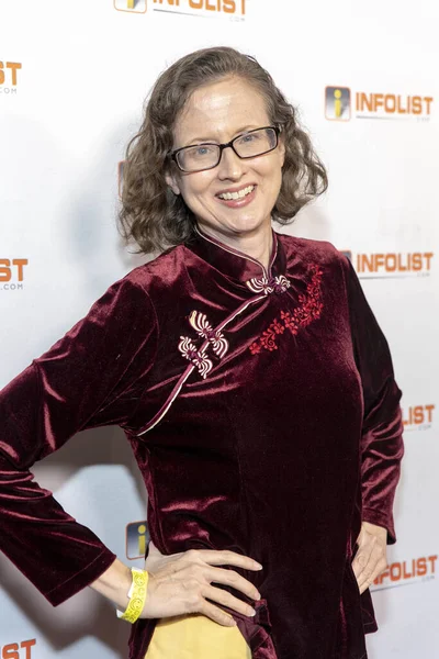 Laura Ann Tull Asiste Infolist Com Red Carpet Launch Party — Foto de Stock