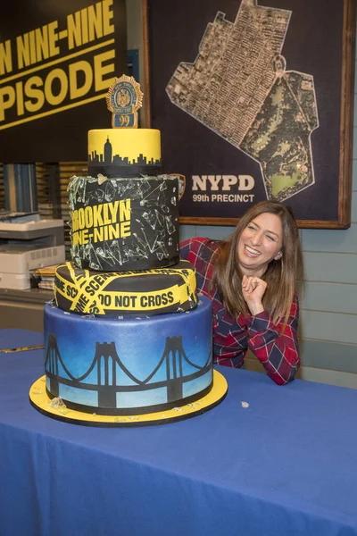 Chelsea Peretti Attends Brooklyn Nine Nine 99Th Episode Event Episode — стоковое фото