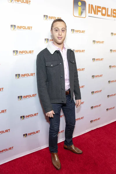 Lukas Akan Attends Infolist Com Red Carpet Launch Party Holiday — Stock Photo, Image