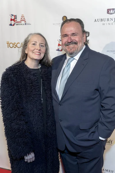 Stephen Marcus Żoną Sarah Nelson Biorą Udział 12Th Annual Toscars — Zdjęcie stockowe